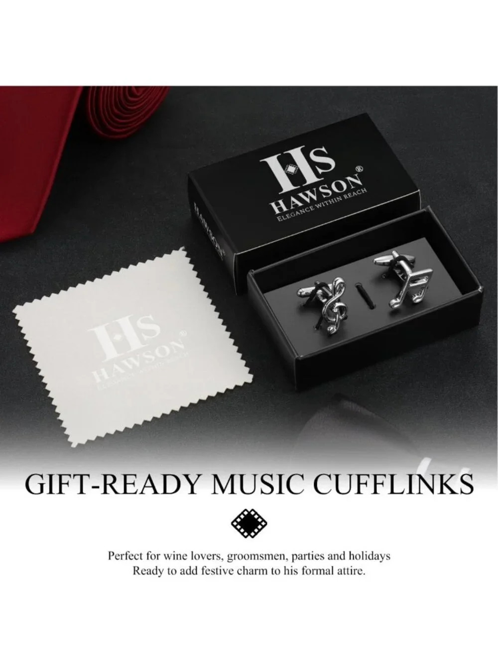 Unique Men's Cuff Links - Animal, Tactical, Music & Holiday Themes - Perfect